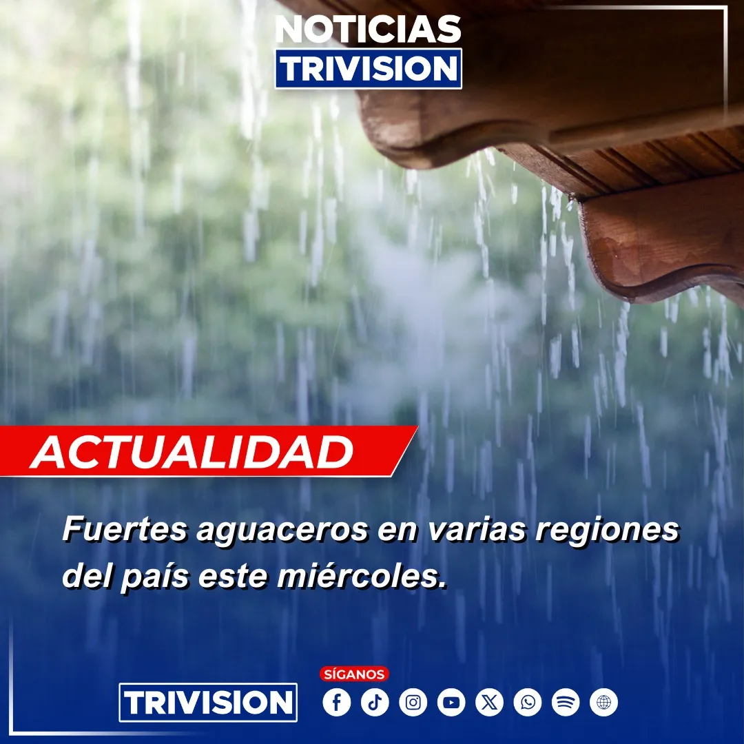 IMN alerta por fuertes aguaceros y tormentas en Costa Rica hoy