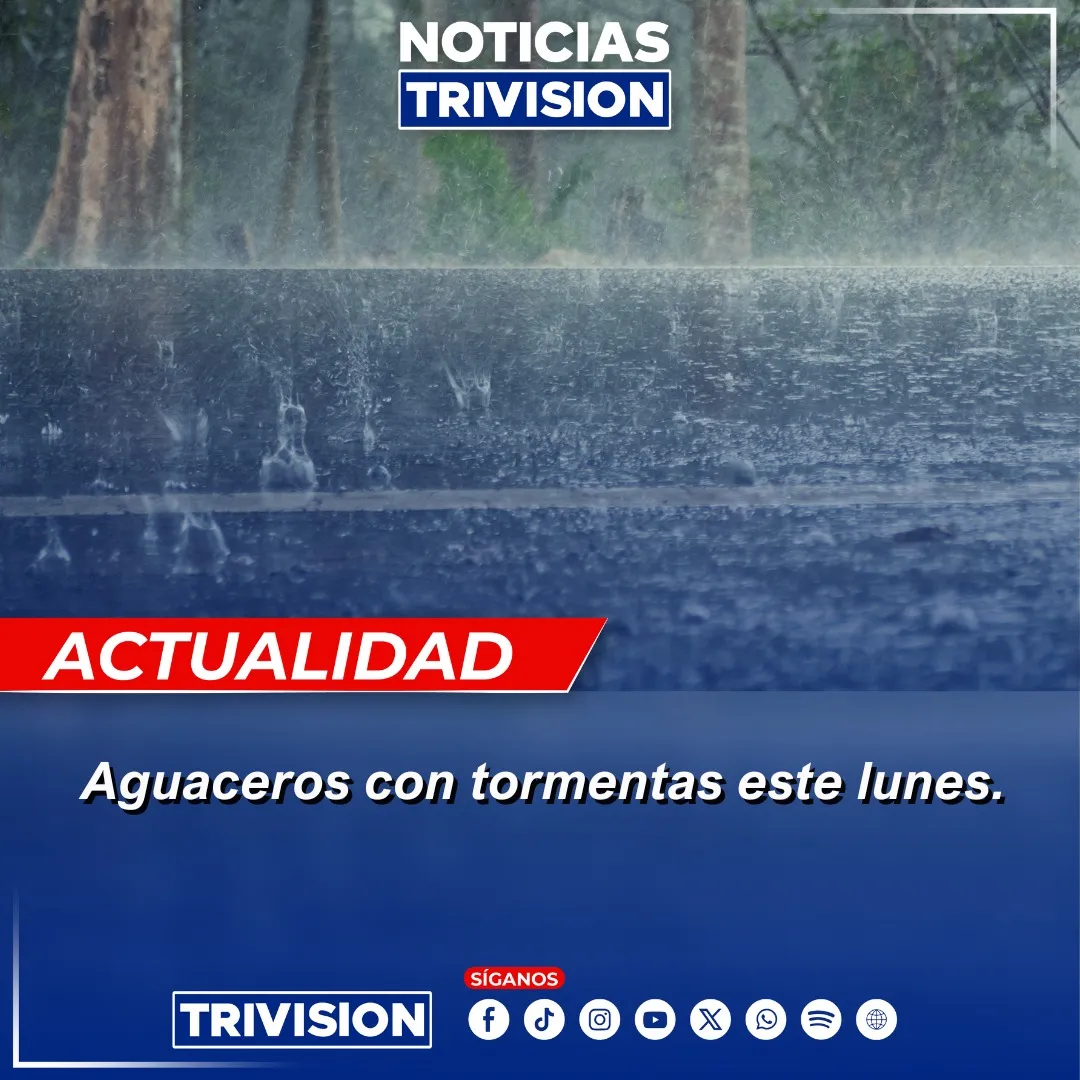 IMN pronostica lluvias y tormentas eléctricas este lunes en Costa Rica