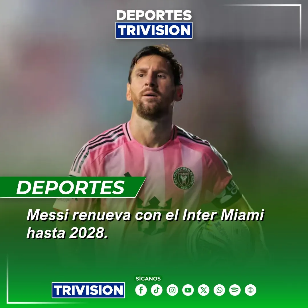 Lionel Messi amplía su contrato con el Inter Miami hasta 2028