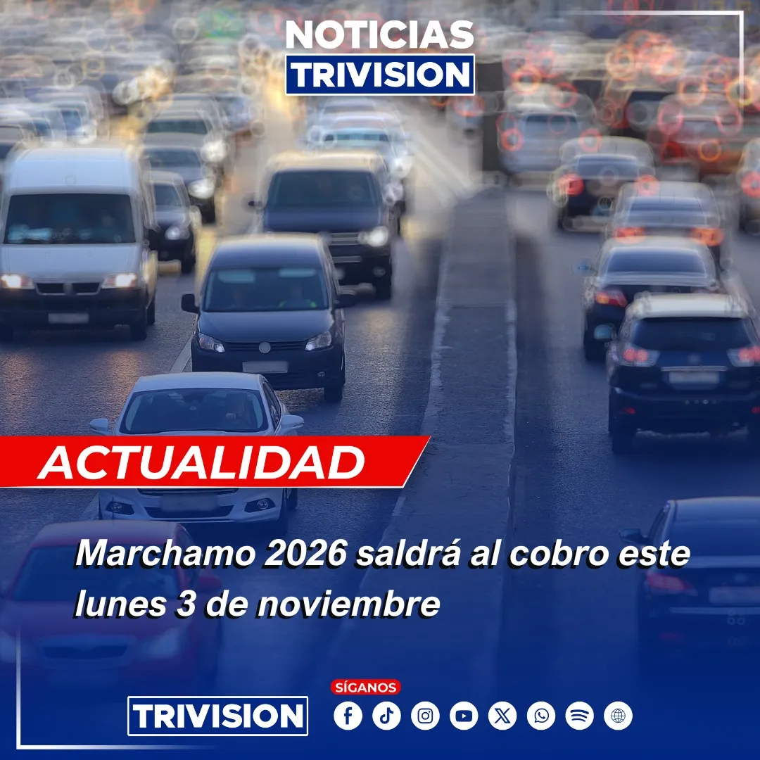 Marchamo 2026 podrá pagarse desde el 3 de noviembre