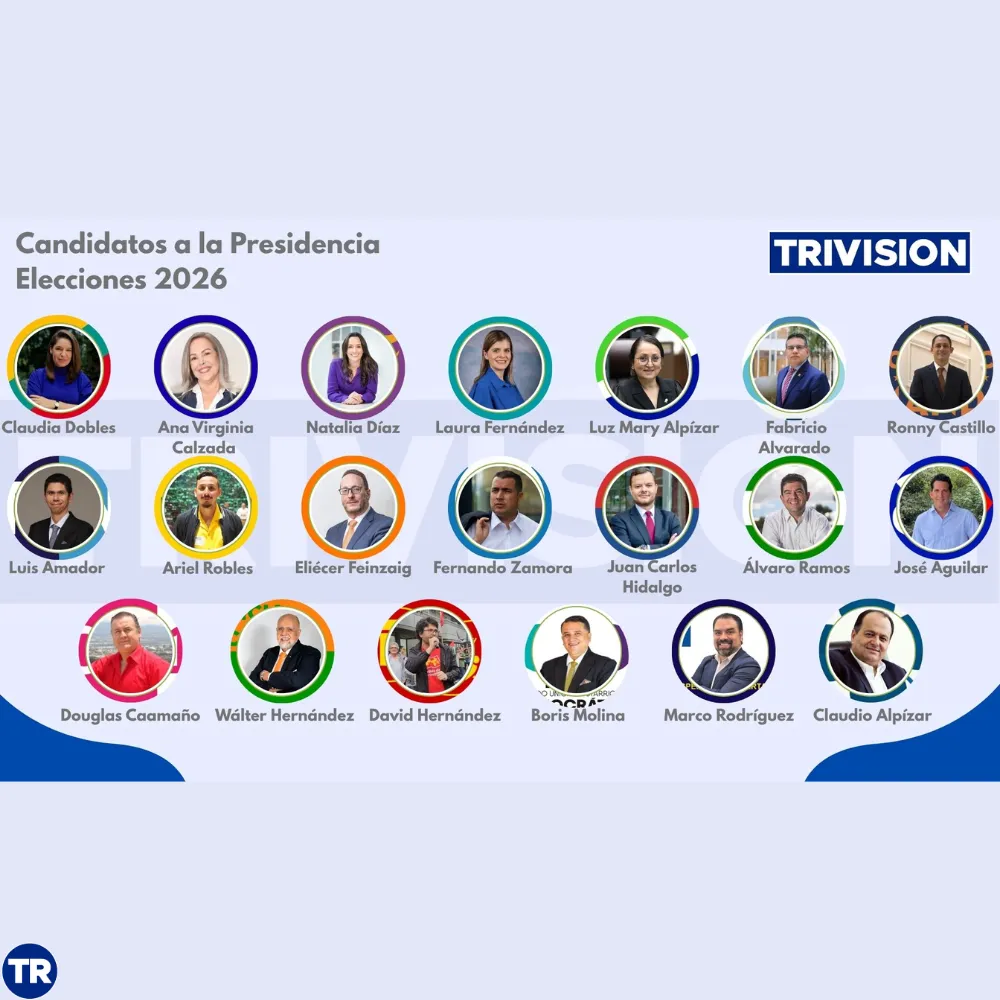 Candidatos presidenciales en Costa Rica rumbo a elecciones 2026