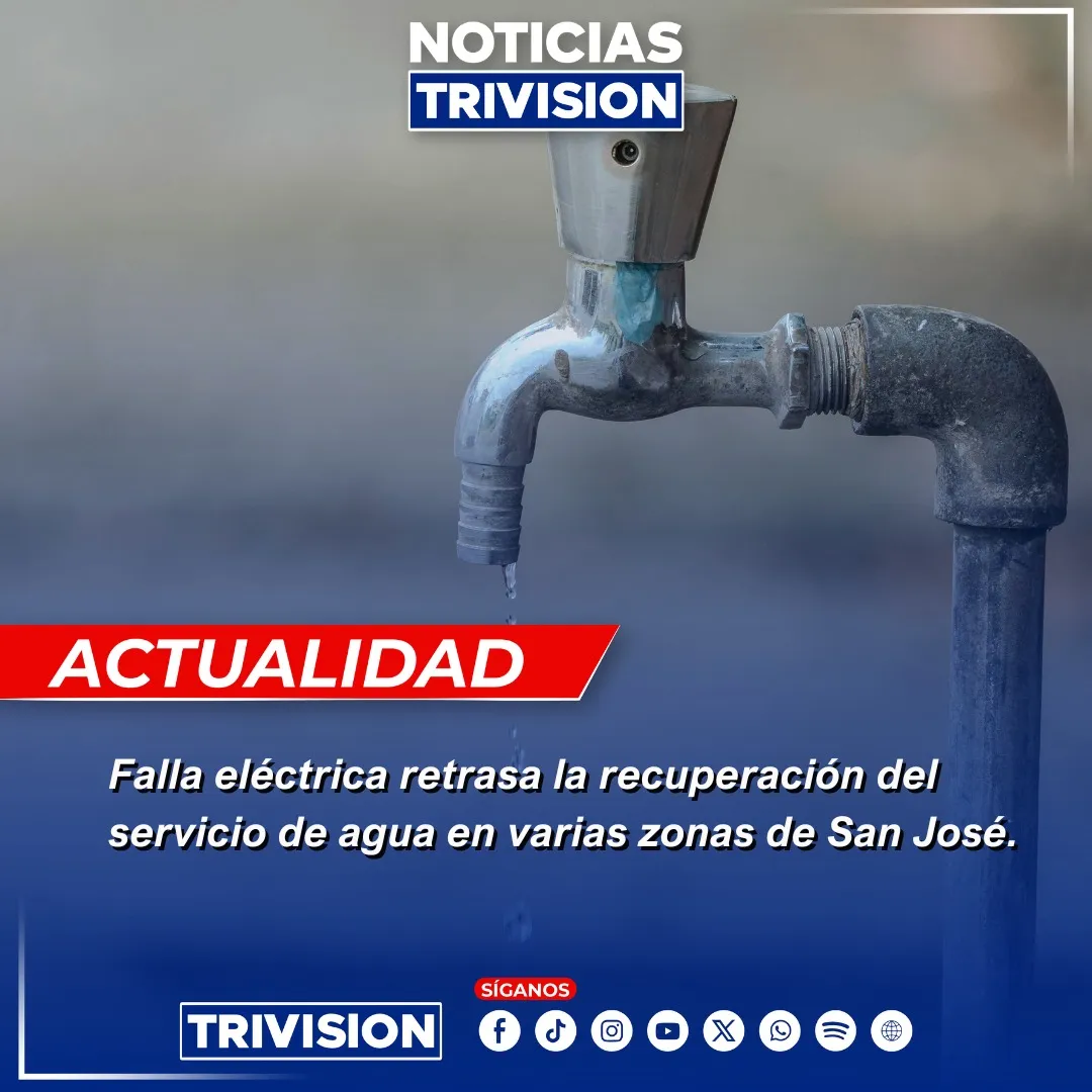 Atraso en recuperación del agua afecta a Escazú, Santa Ana, Alajuelita y Desamparados
