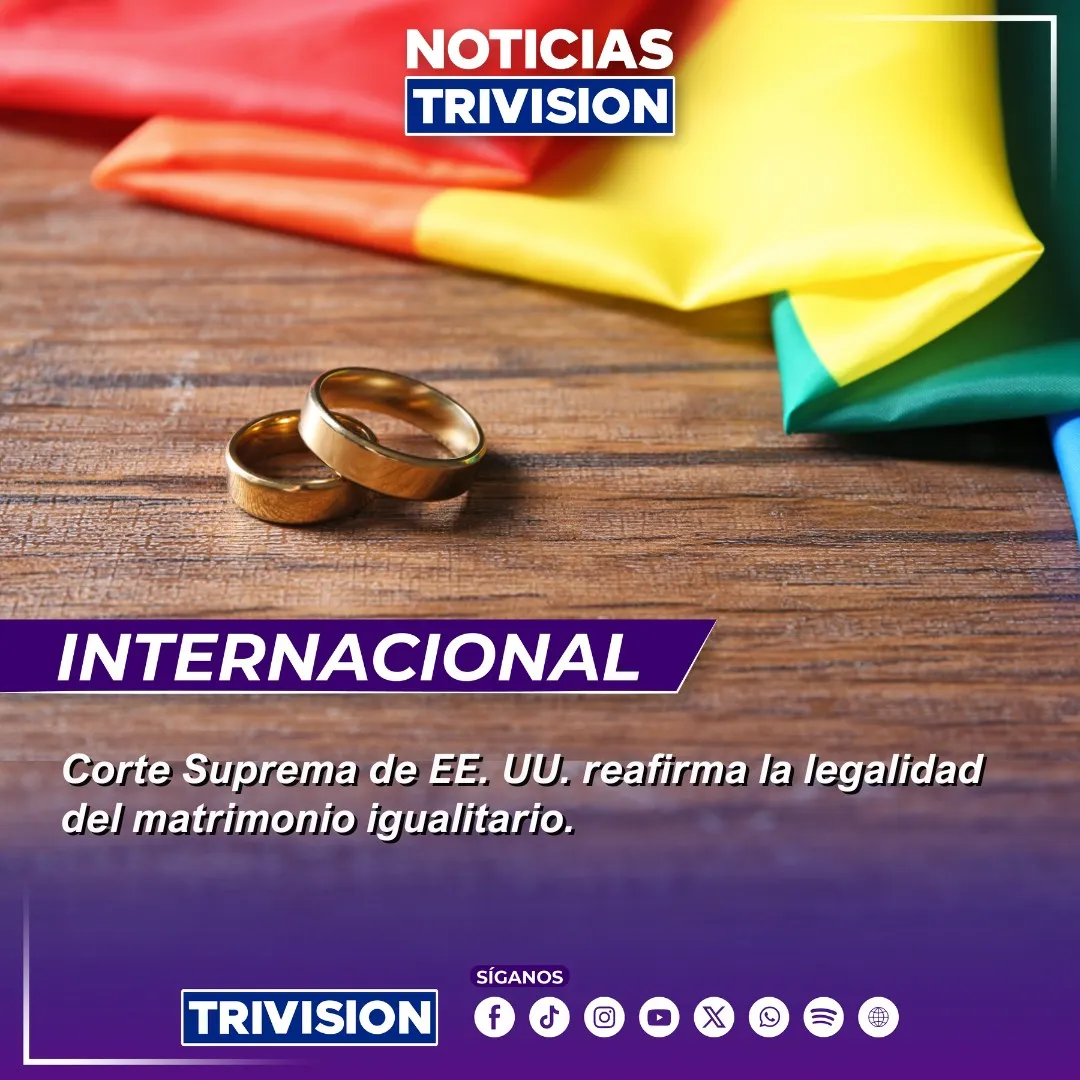 Corte Suprema de EE. UU. reafirma el matrimonio igualitario