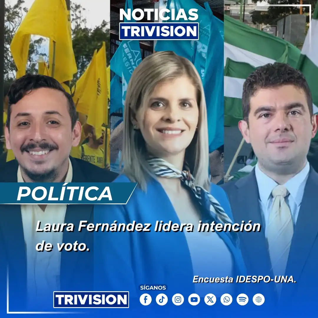 Laura Fernández lidera la intención de voto en Costa Rica