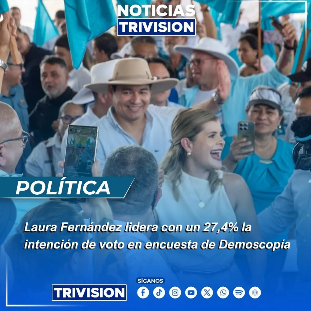 Laura Fernández lidera intención de voto presidencial