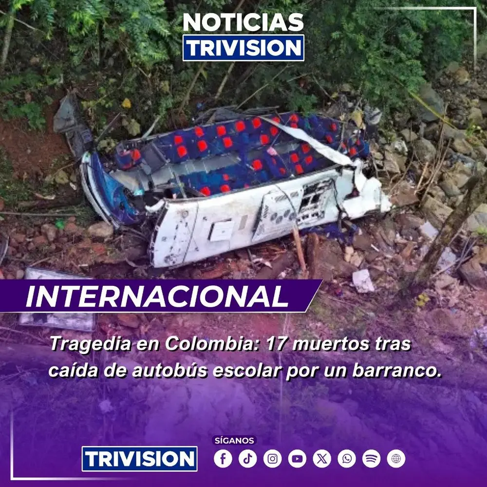 Trágico accidente de autobús escolar en Antioquia