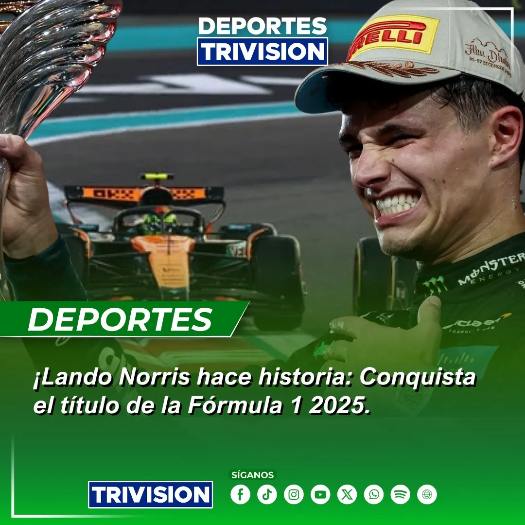Campeonato de Lando Norris en F1 2025 tras Abu Dhabi