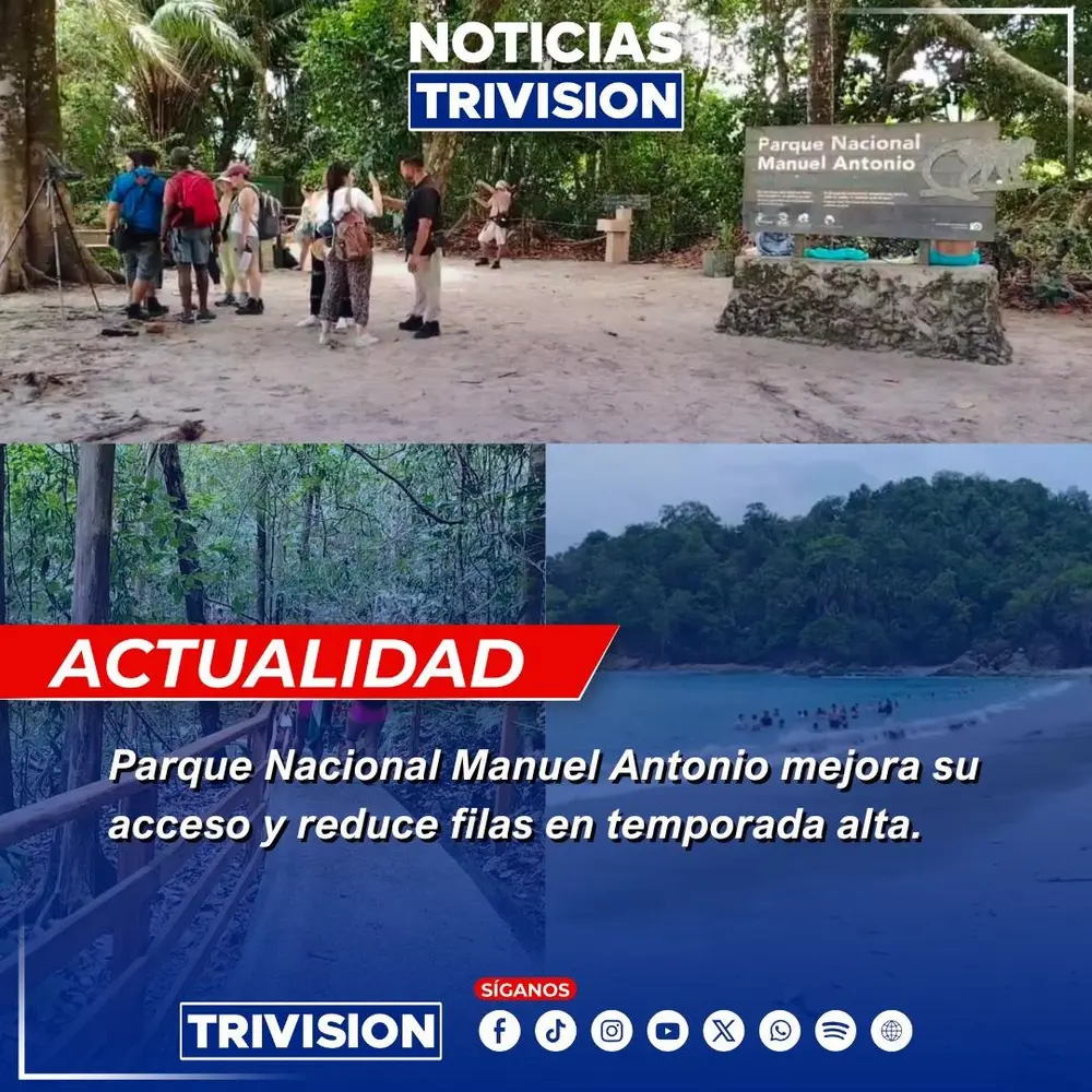Agilizan acceso al Parque Nacional Manuel Antonio con verificación digital de entradas