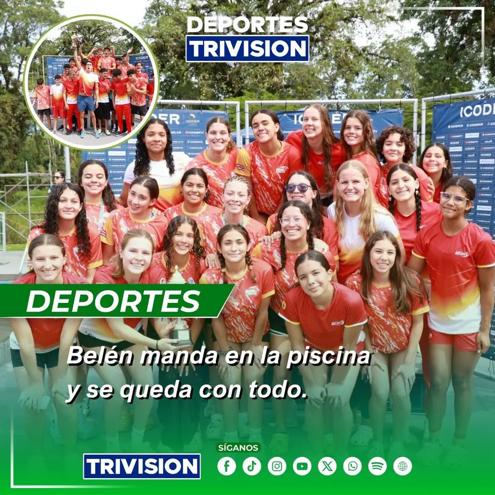Belén se corona campeón en natación en los Juegos Nacionales de Limón 2026