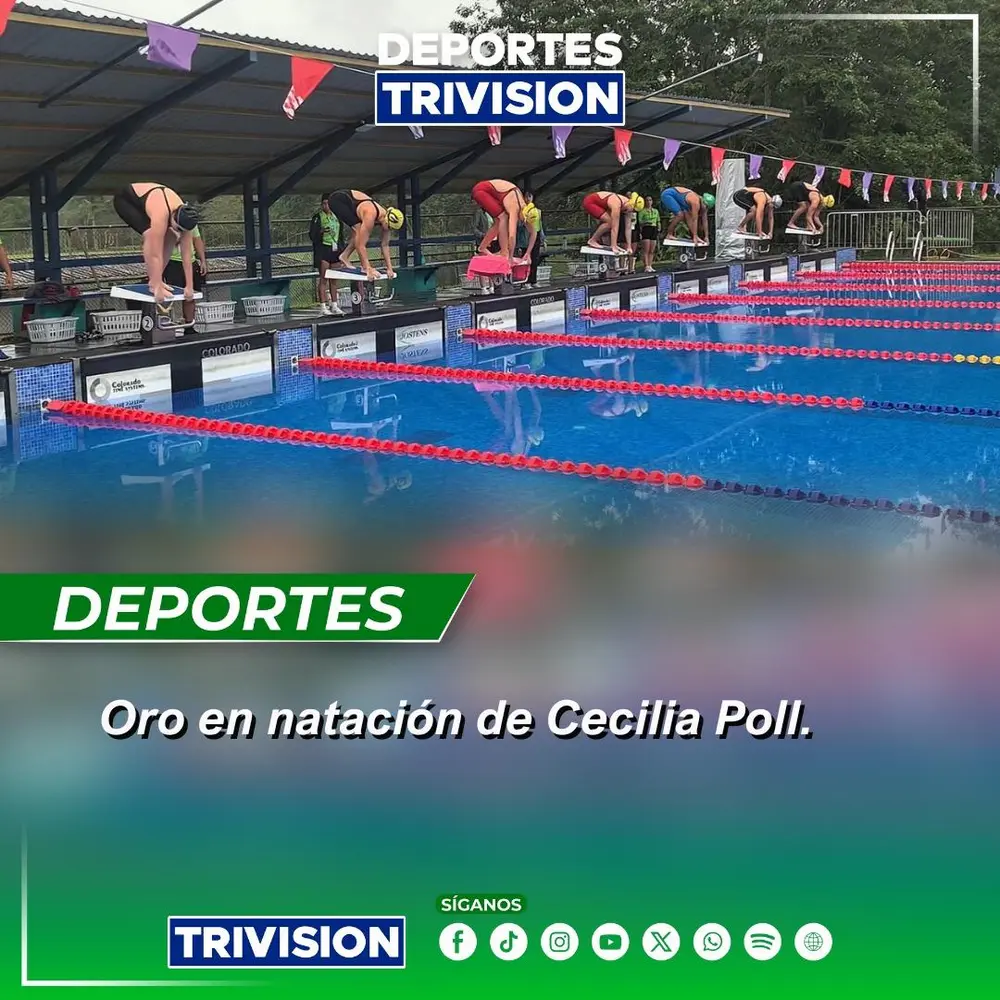 Cecilia Poll establece nuevo récord en 1500 metros libre y gana oro en Juegos Nacionales