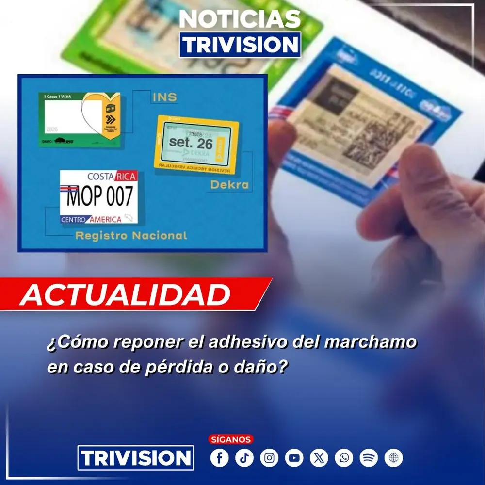 Reposición de adhesivos vehiculares en Costa Rica: Guía y requisitos necesarios