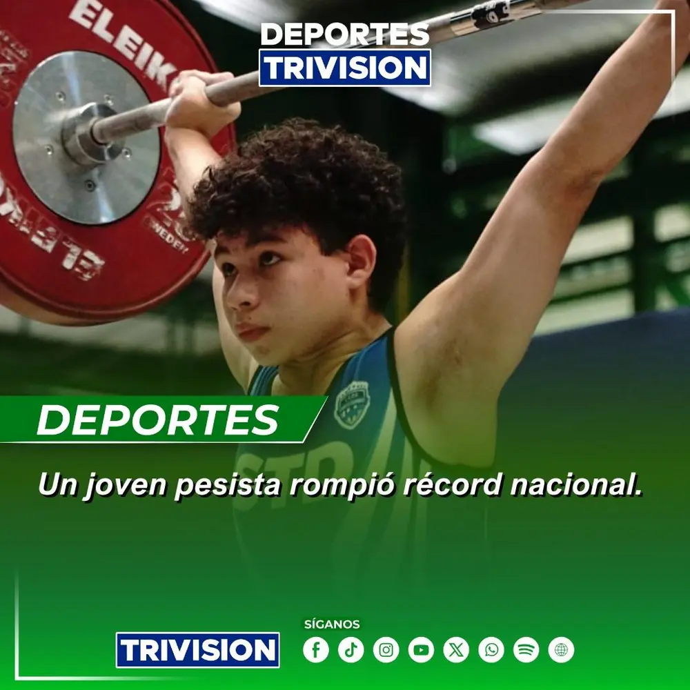 Santiago Lazo Retana brilla en Juegos Nacionales de Limón 2026 con tres oros y récord nacional en halterofilia