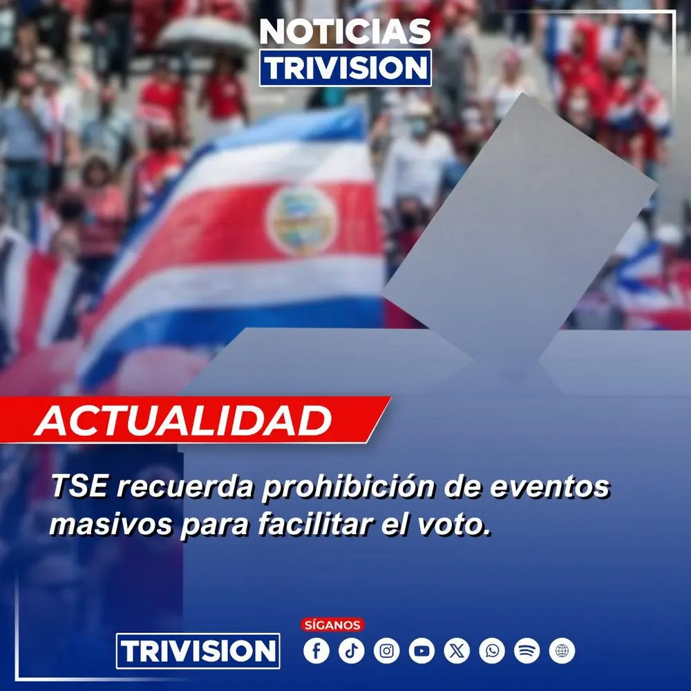 TSE prohíbe actividades masivas el 31 de enero y 1 de febrero de 2026 para elecciones seguras