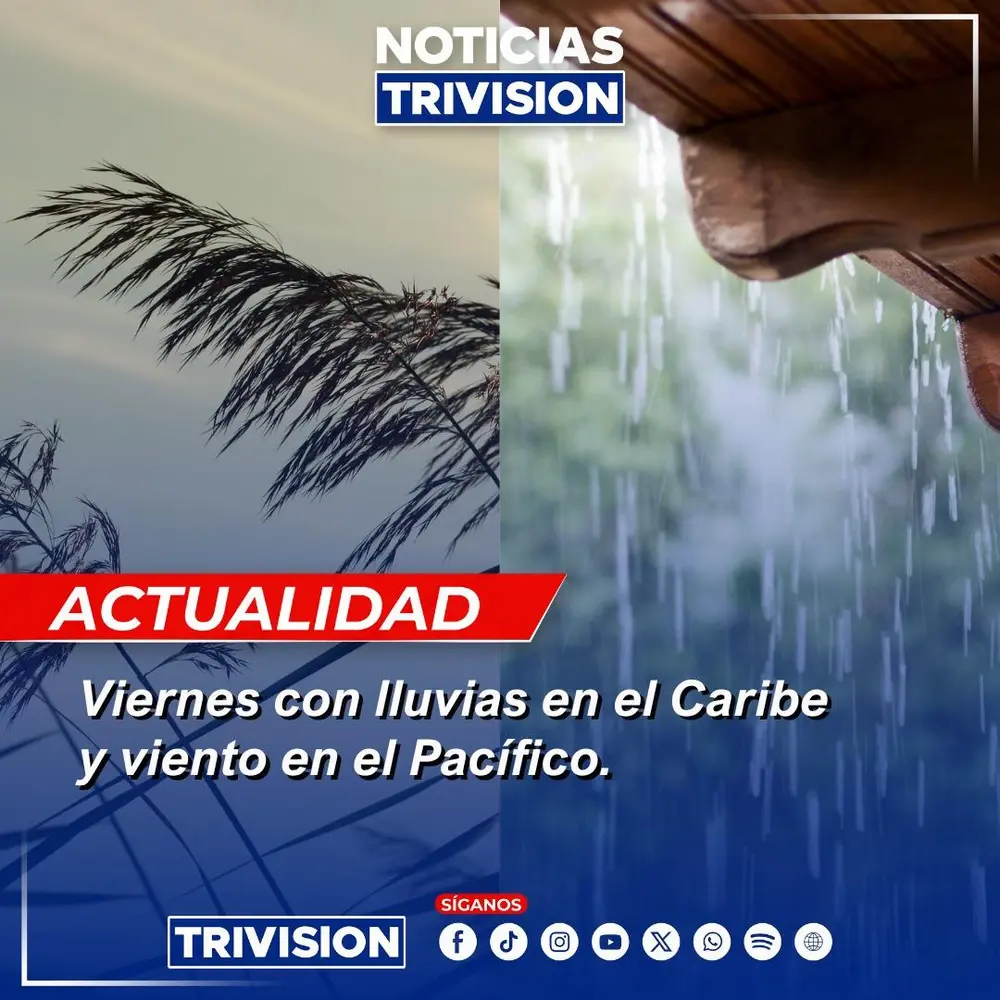 Condiciones climáticas en Costa Rica: lluvias en el Caribe y cielo despejado en el Valle Central