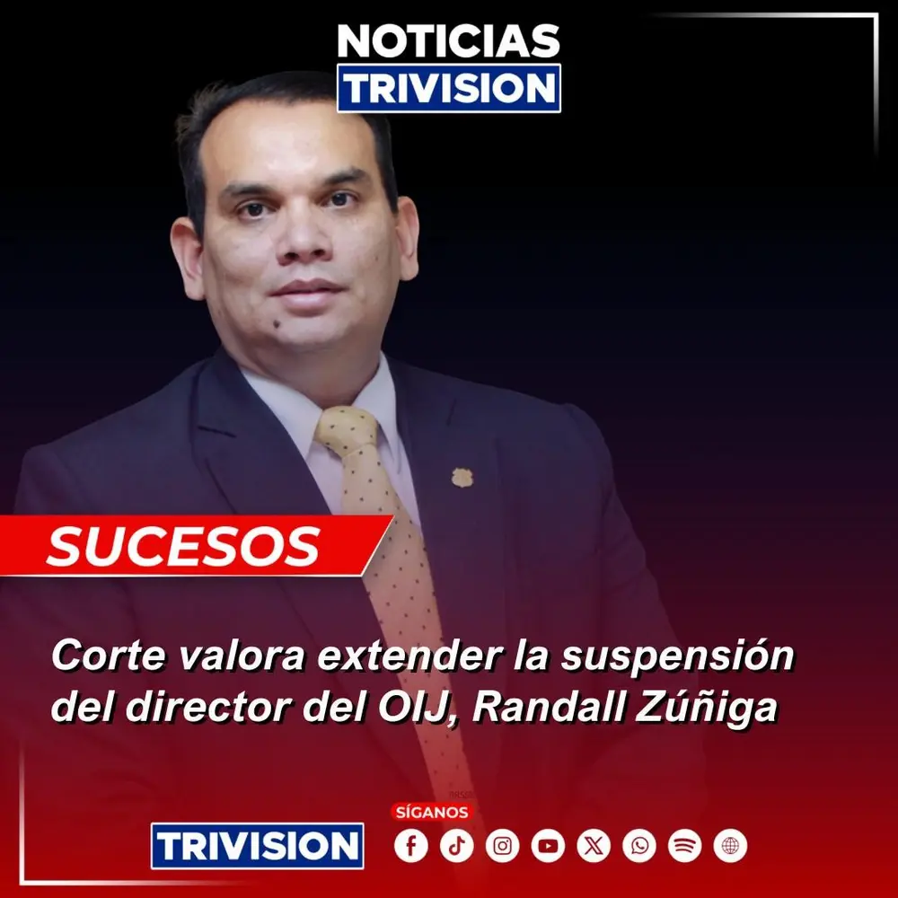 Corte Suprema evalúa prórroga de suspensión a director del OIJ, Randall Zúñiga