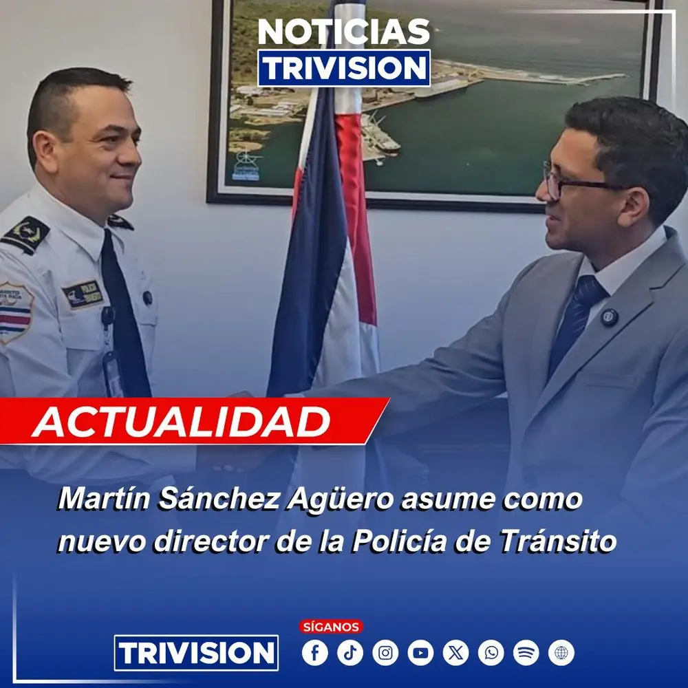 Ministro Efraím Zeledón confirma a Martín Sánchez como nuevo director de la Policía de Tránsito en Costa Rica