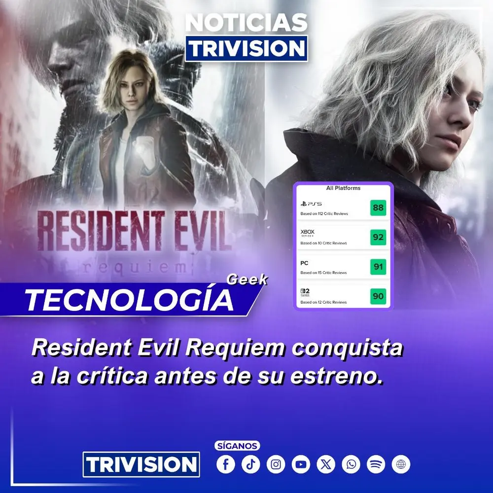 Resident Evil Requiem se estrena con gran éxito y calificación de 88 en Metacritic