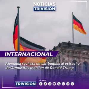 Alemania rechaza pedido de Trump de enviar buques al estrecho Ormuz.webp