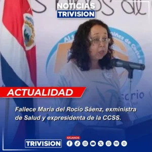 Fallece María del Rocío Sáenz, exministra de Salud y exjefa de la CCSS.webp